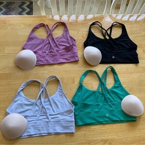 4 lululemon Energy Longline Bra Medium Support, B–D Cups